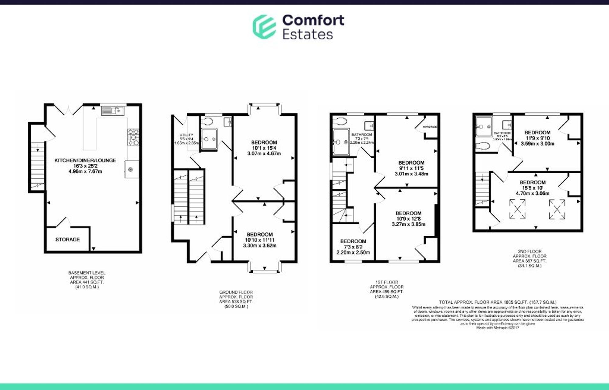 Harrington Drive, Nottingham, NG7 floorplan