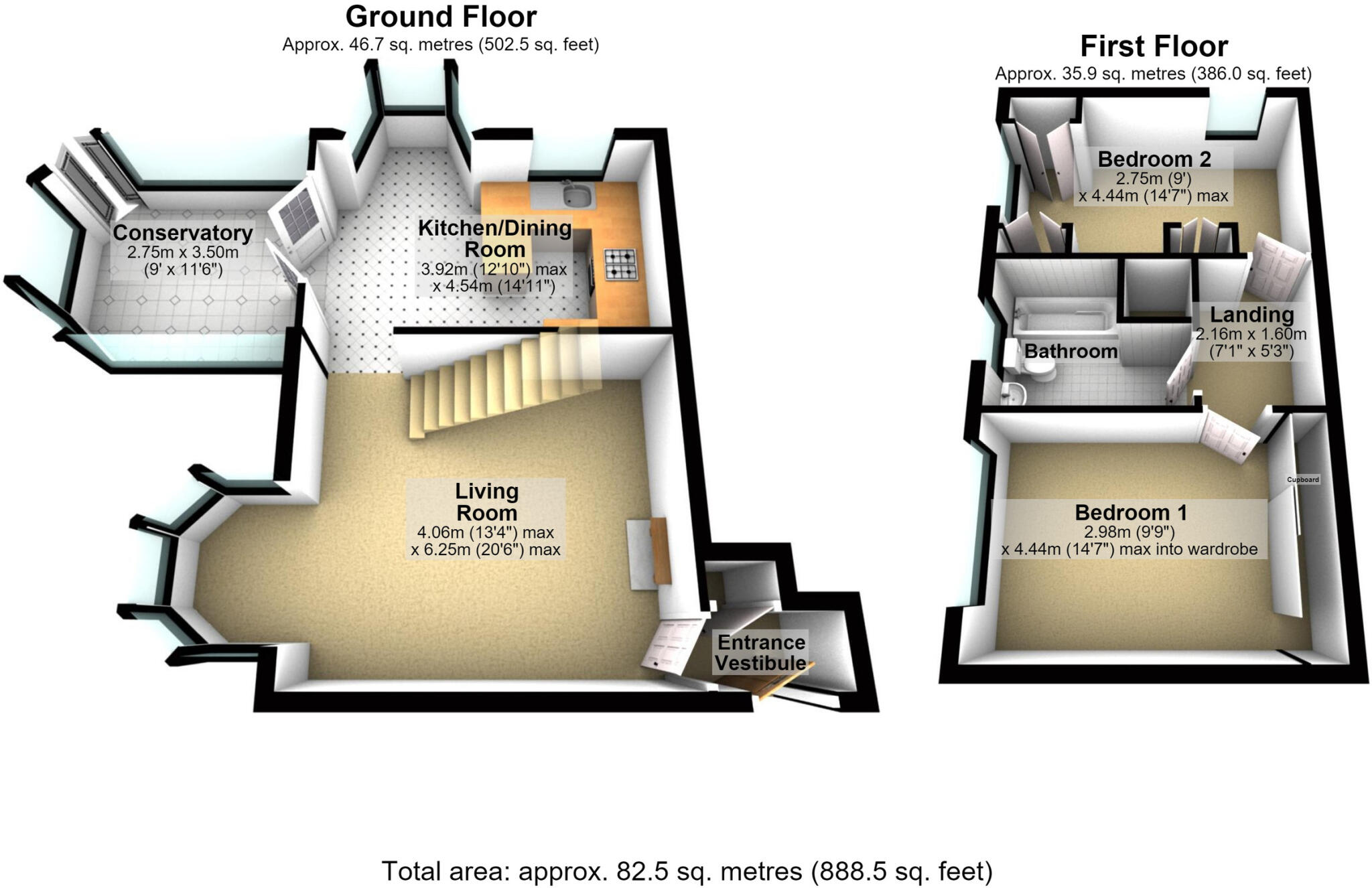 4 Oaktree Cottages, Anfield Road, Cheadle Hulme, SK8 5EX floorplan