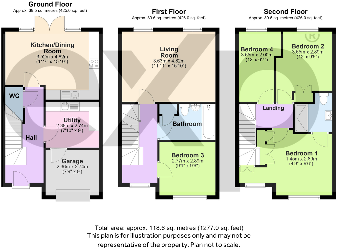 Tennison Way, Maidstone, ME15 9GE floorplan