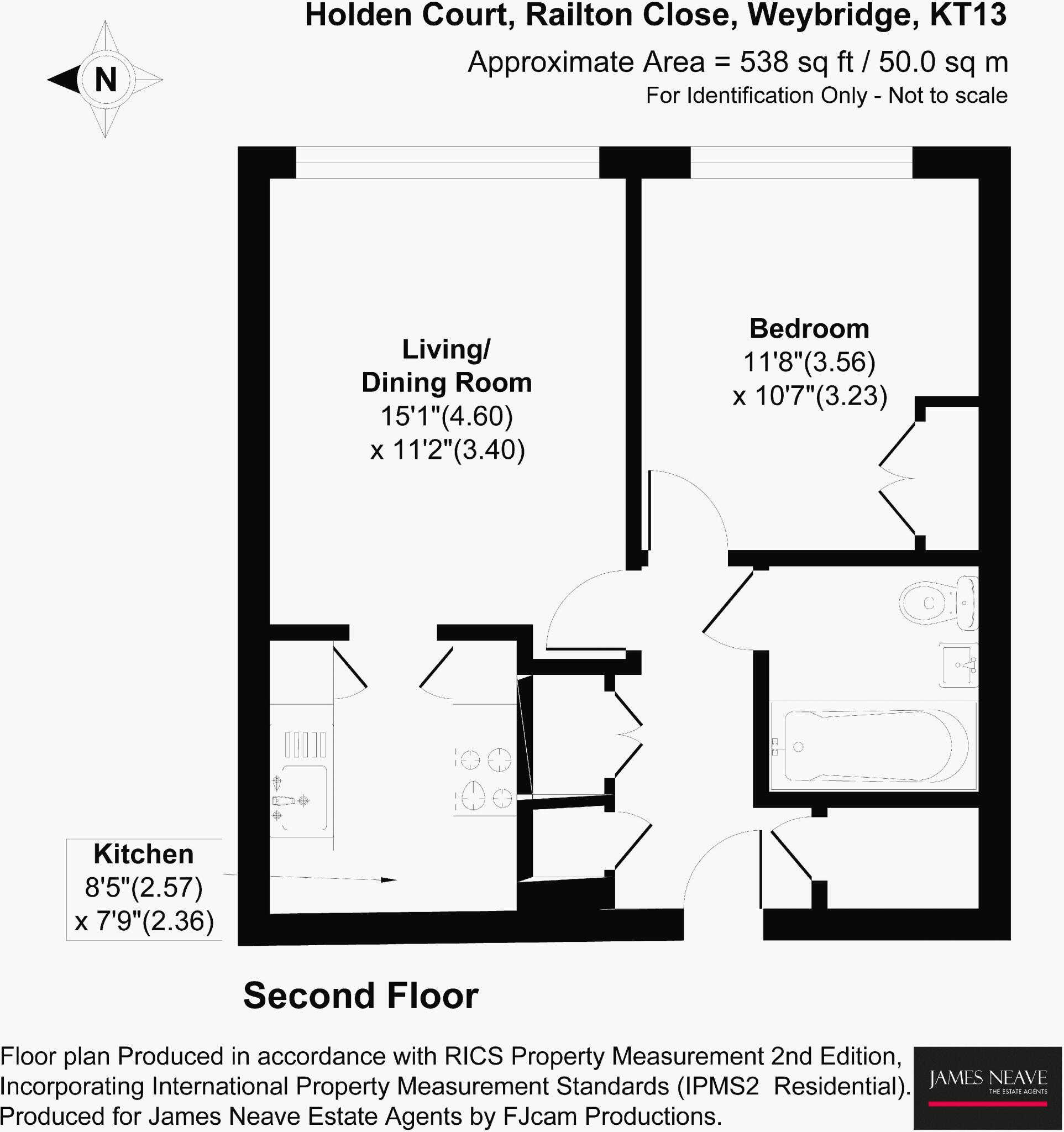 Railton Close, Weybridge floorplan