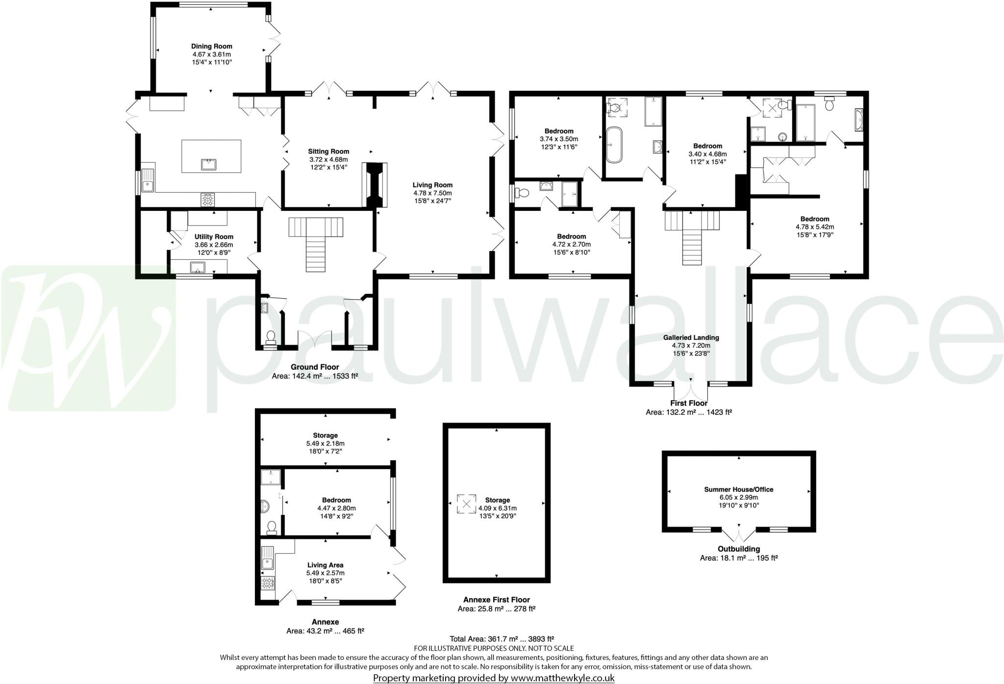 Goose Green | Substantial Gated Family Home on 0.7 Acres floorplan