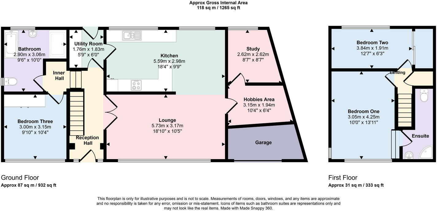 Tudor Avenue, Prestatyn, Denbighshire LL19 9HN floorplan