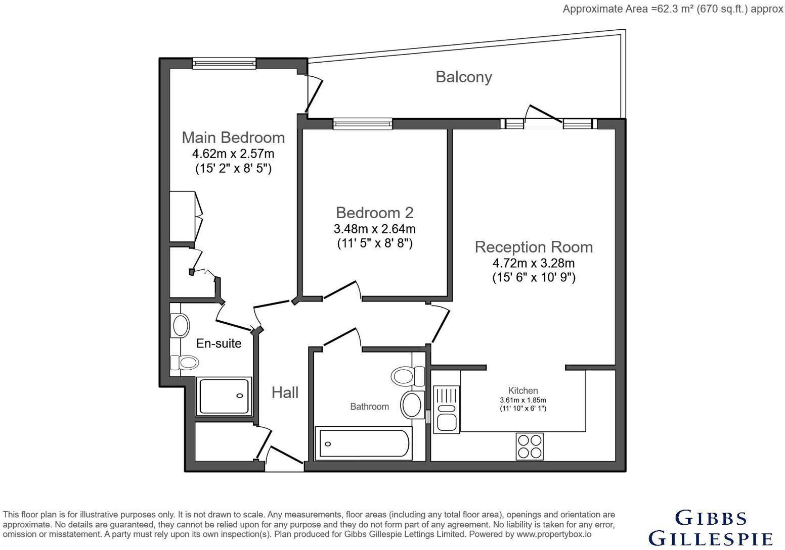 Bridge Court, Stanley Road, Harrow, HA2 floorplan