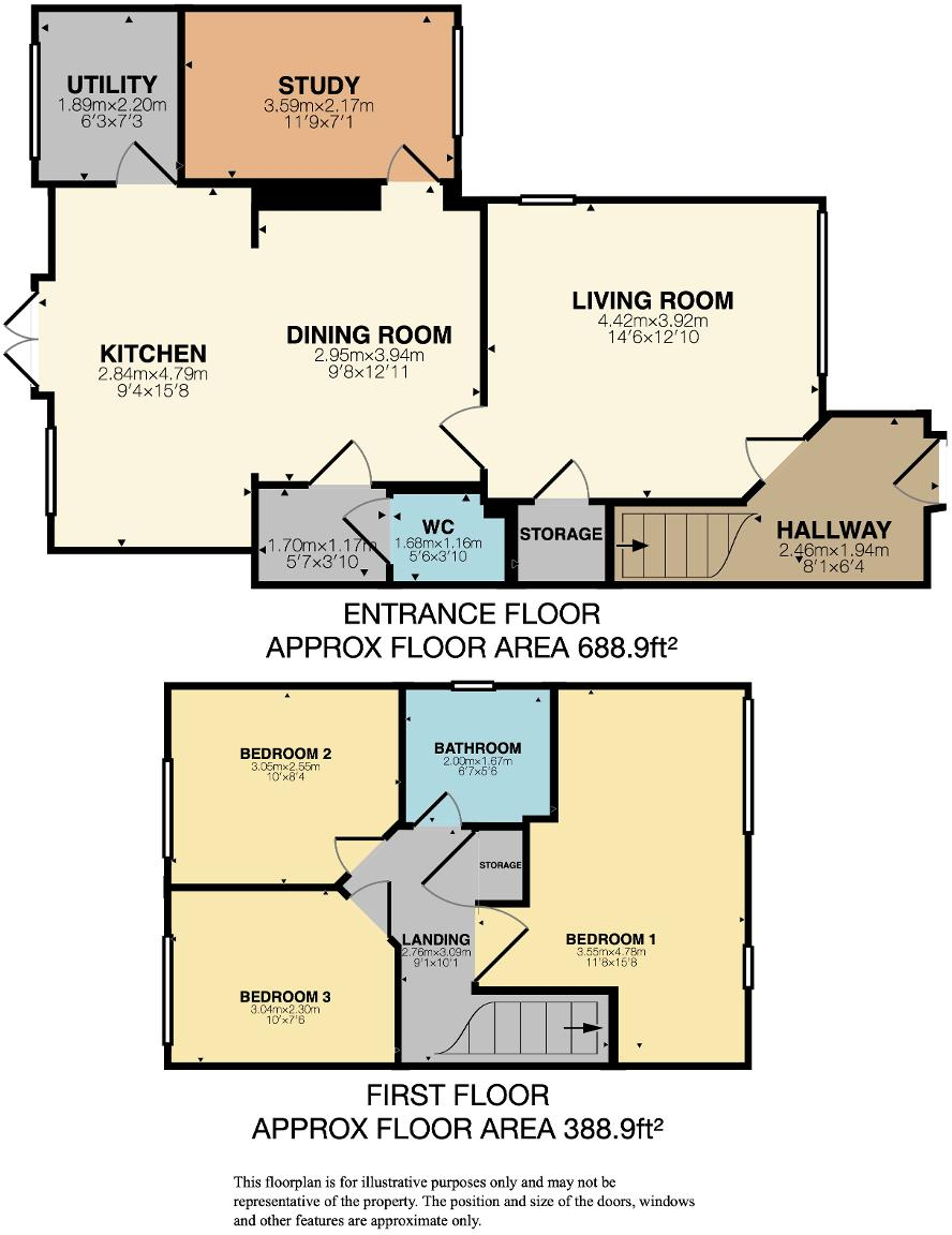 Wychbury Road, Birmingham, B32 4DD floorplan