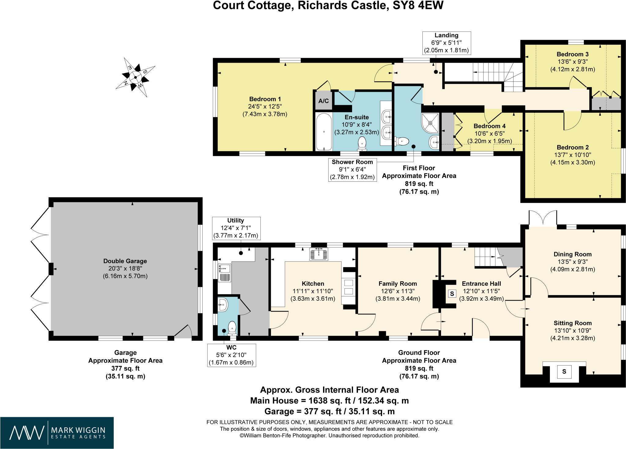 Castle Road, Richards Castle, Ludlow, Herefordshire, SY8 floorplan