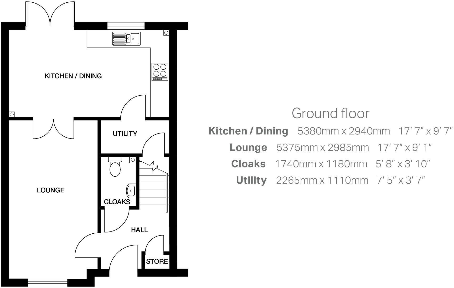 Mayfield,
Dalkeith,
EH22 5NE floorplan
