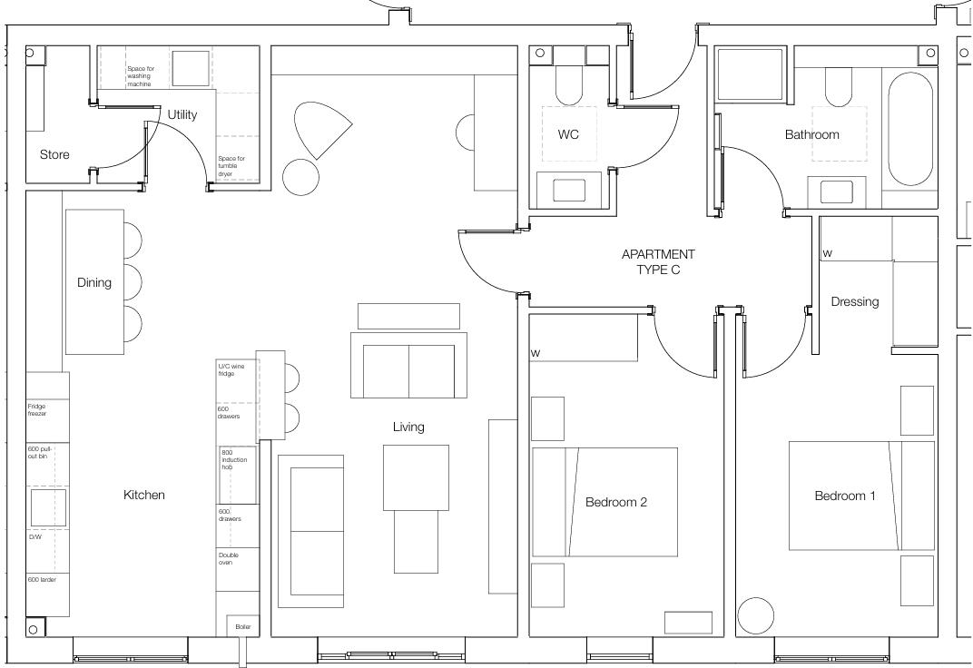 Apartment 10, Crowther House, East-Thorpe Court, Mirfield floorplan