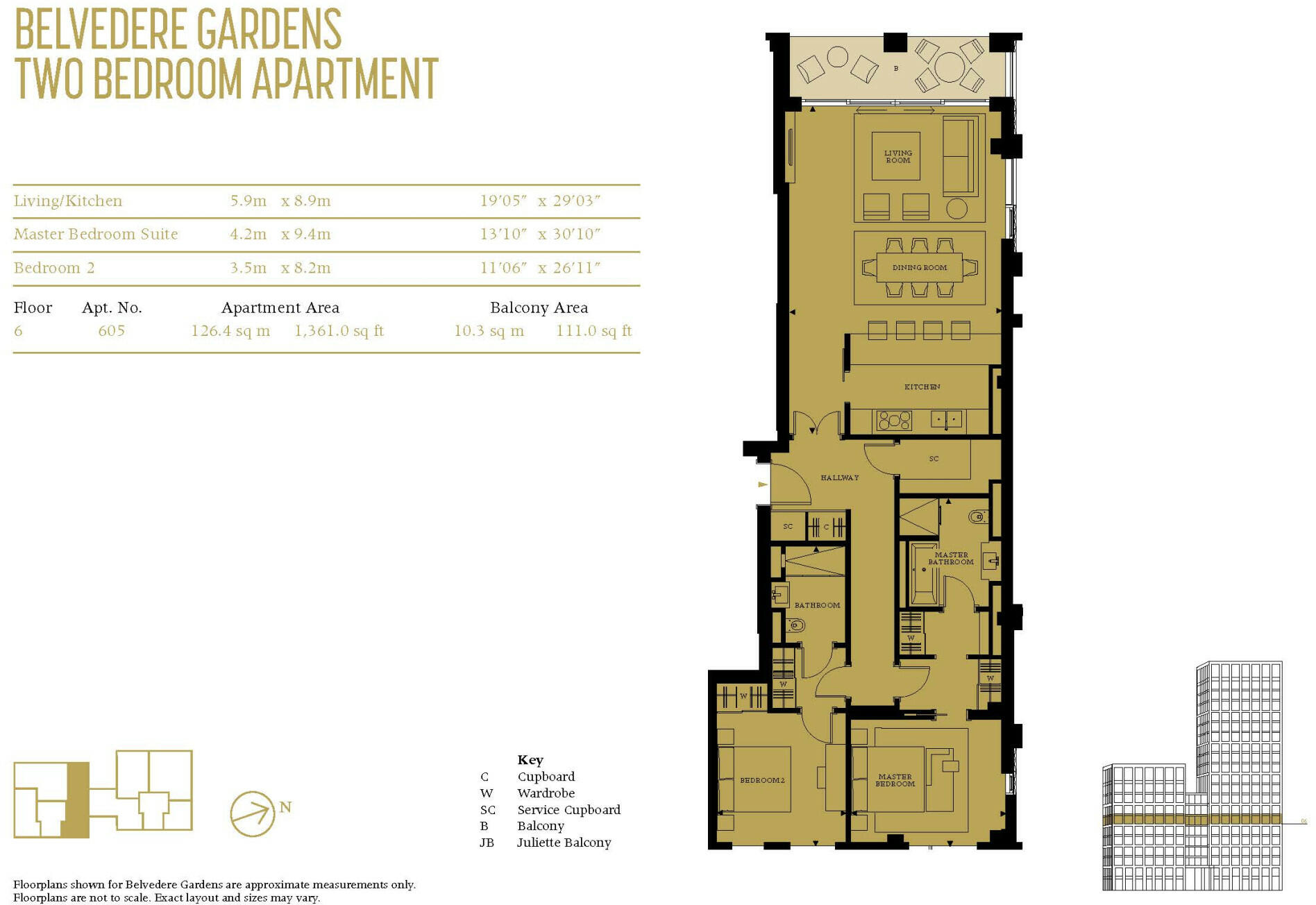 5 Belvedere Road, SE1 floorplan