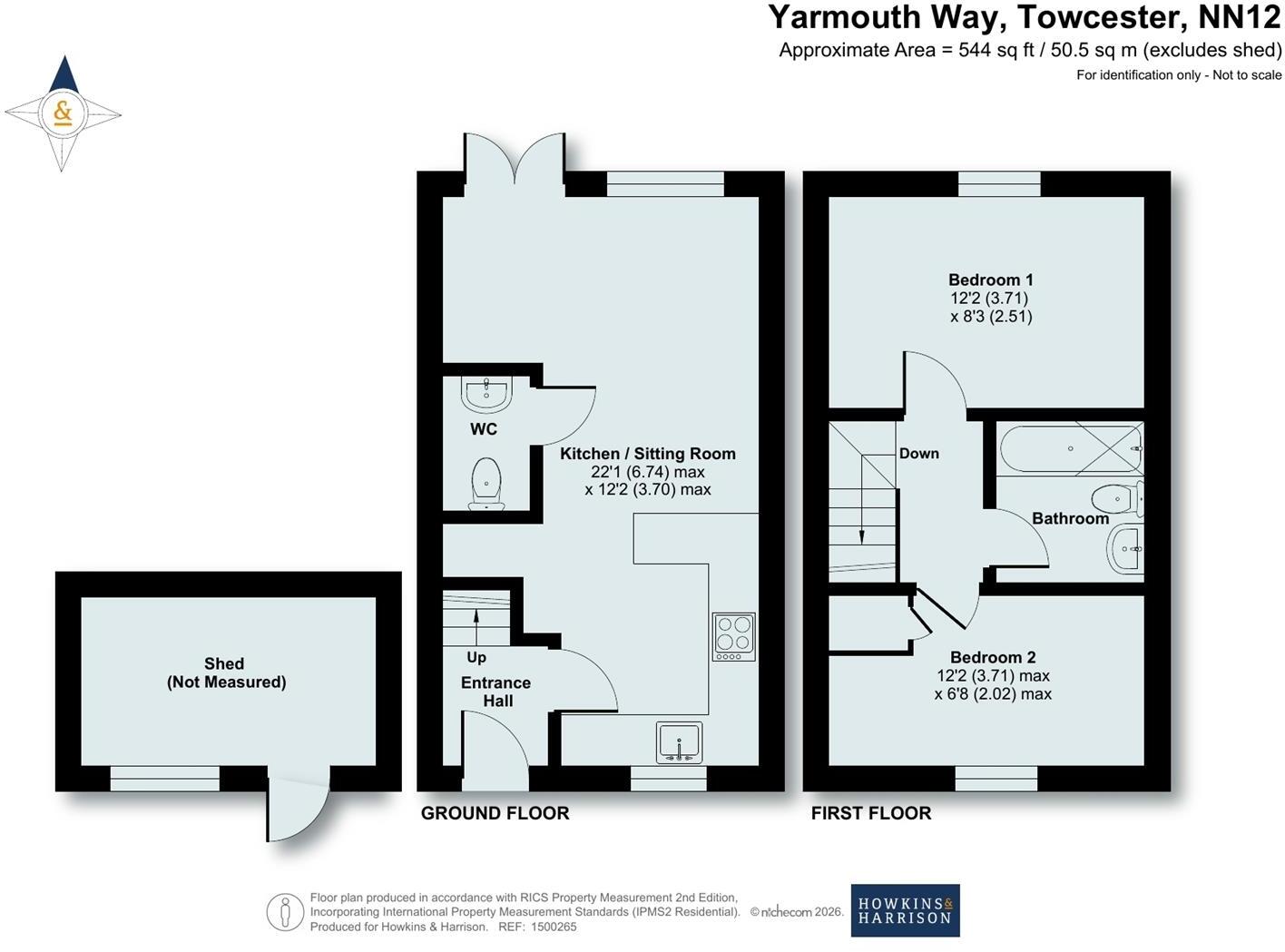 Yarmouth Way, Towcester, NN12 floorplan