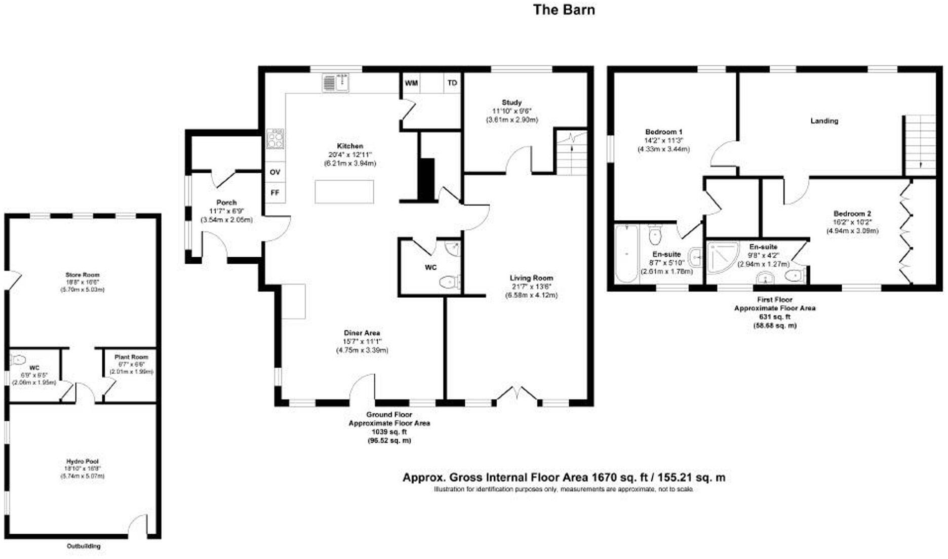 Low Scales, Aspatria, CA7 floorplan