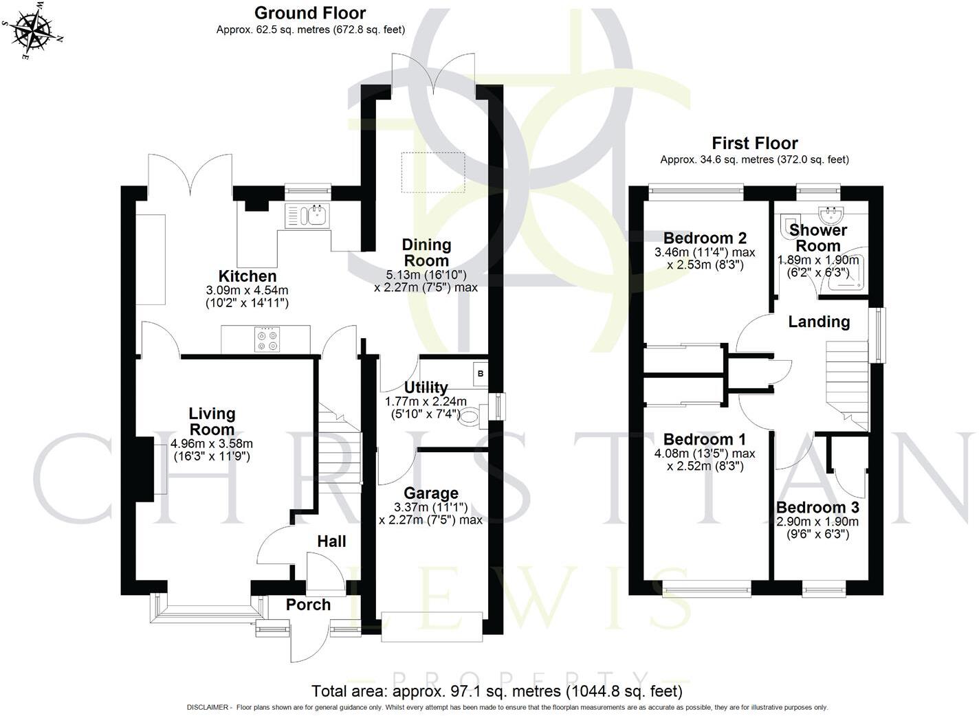 Birch Avenue, Evesham floorplan