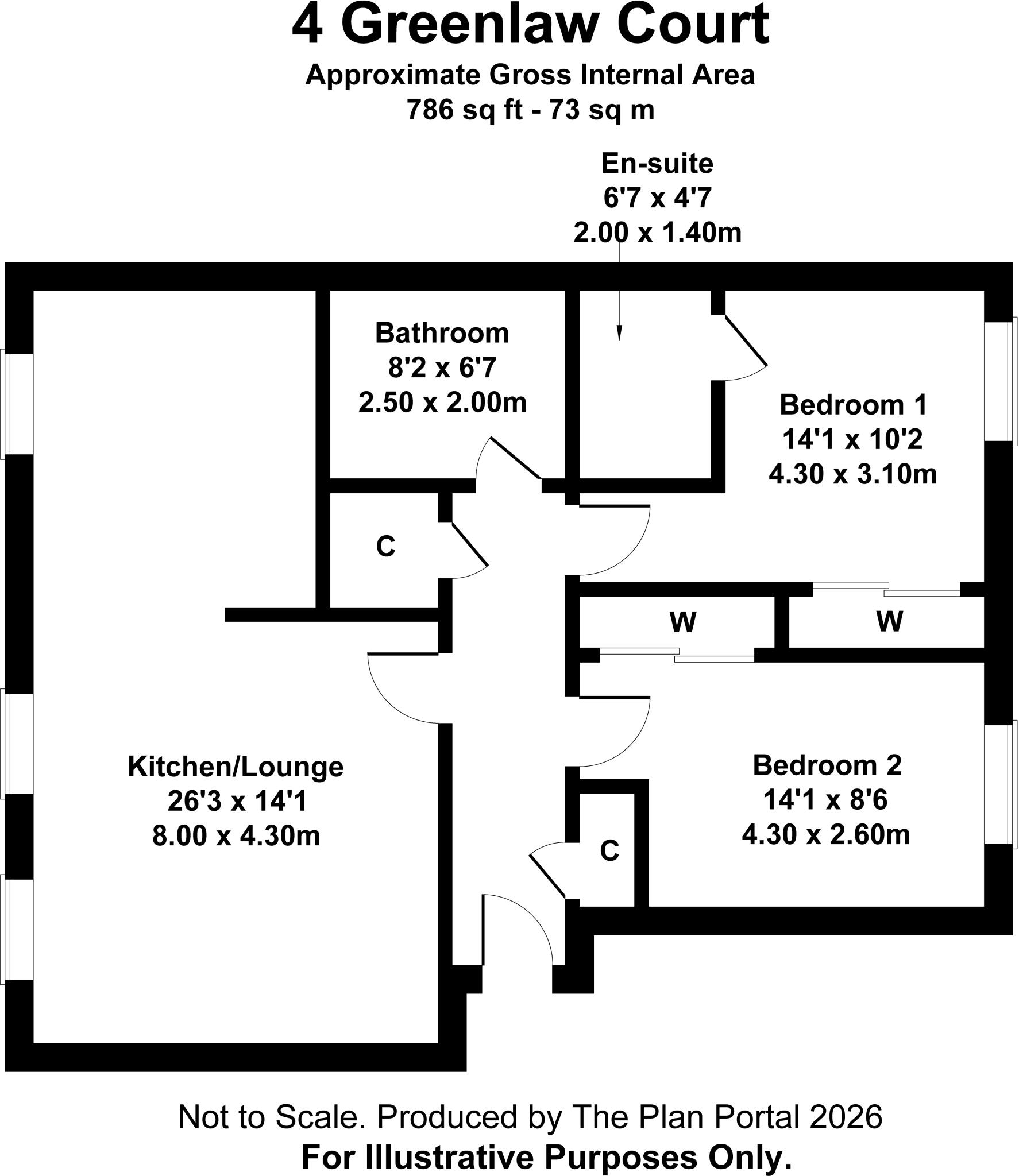 Greenlaw Court, Glasgow, Glasgow City floorplan
