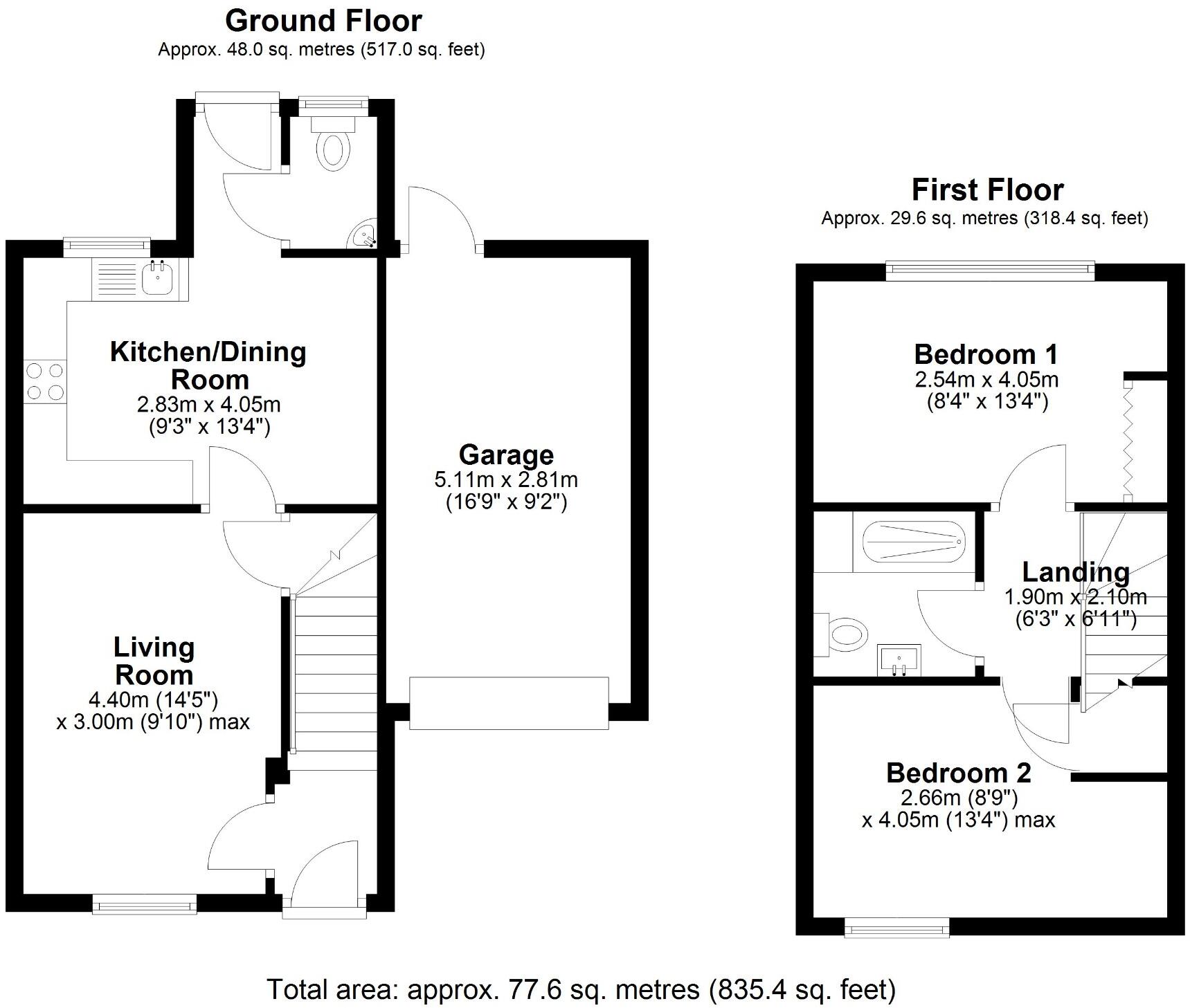 Buzzard Road, Tavistock floorplan