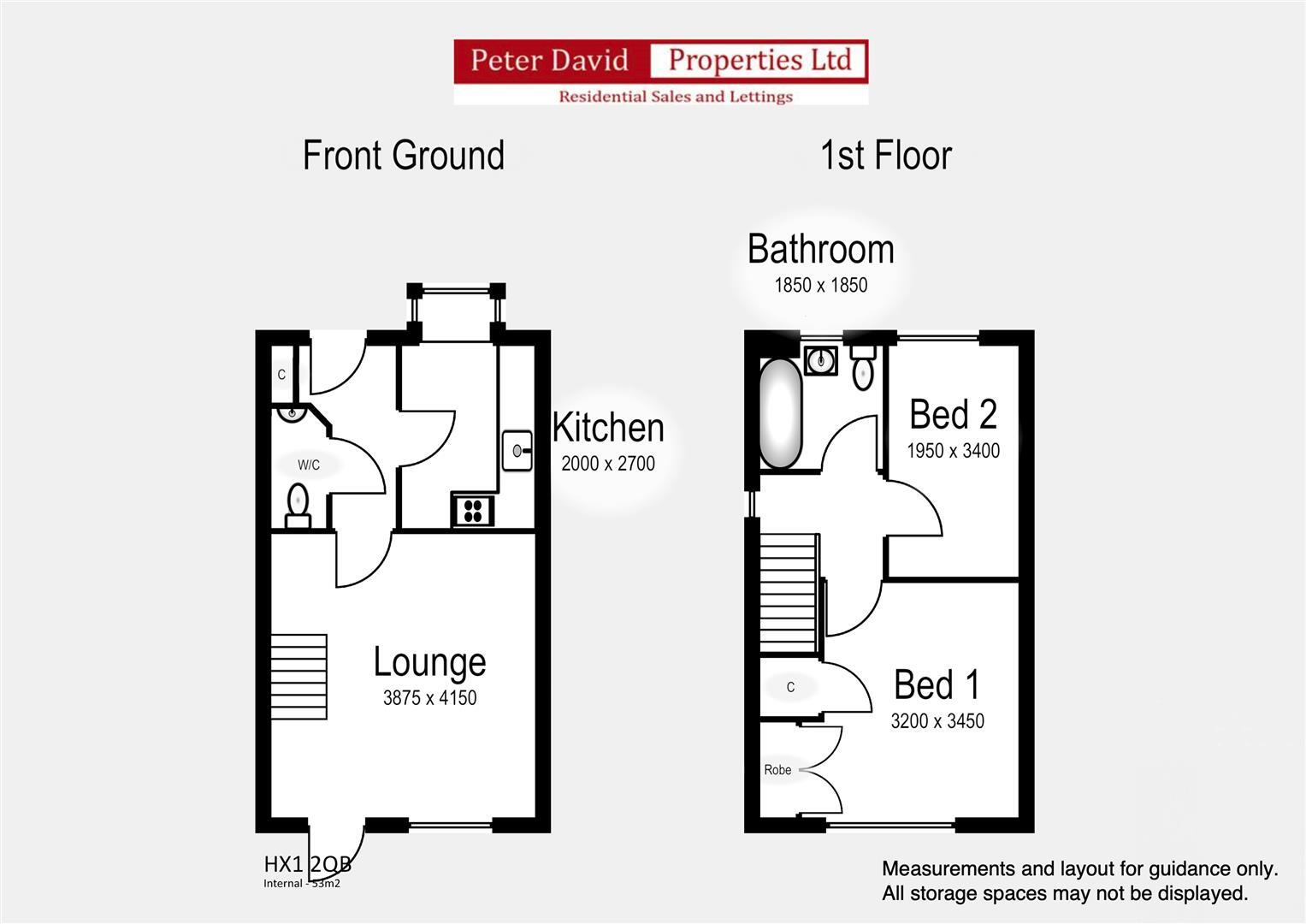 Hastings Way, Savile Park floorplan