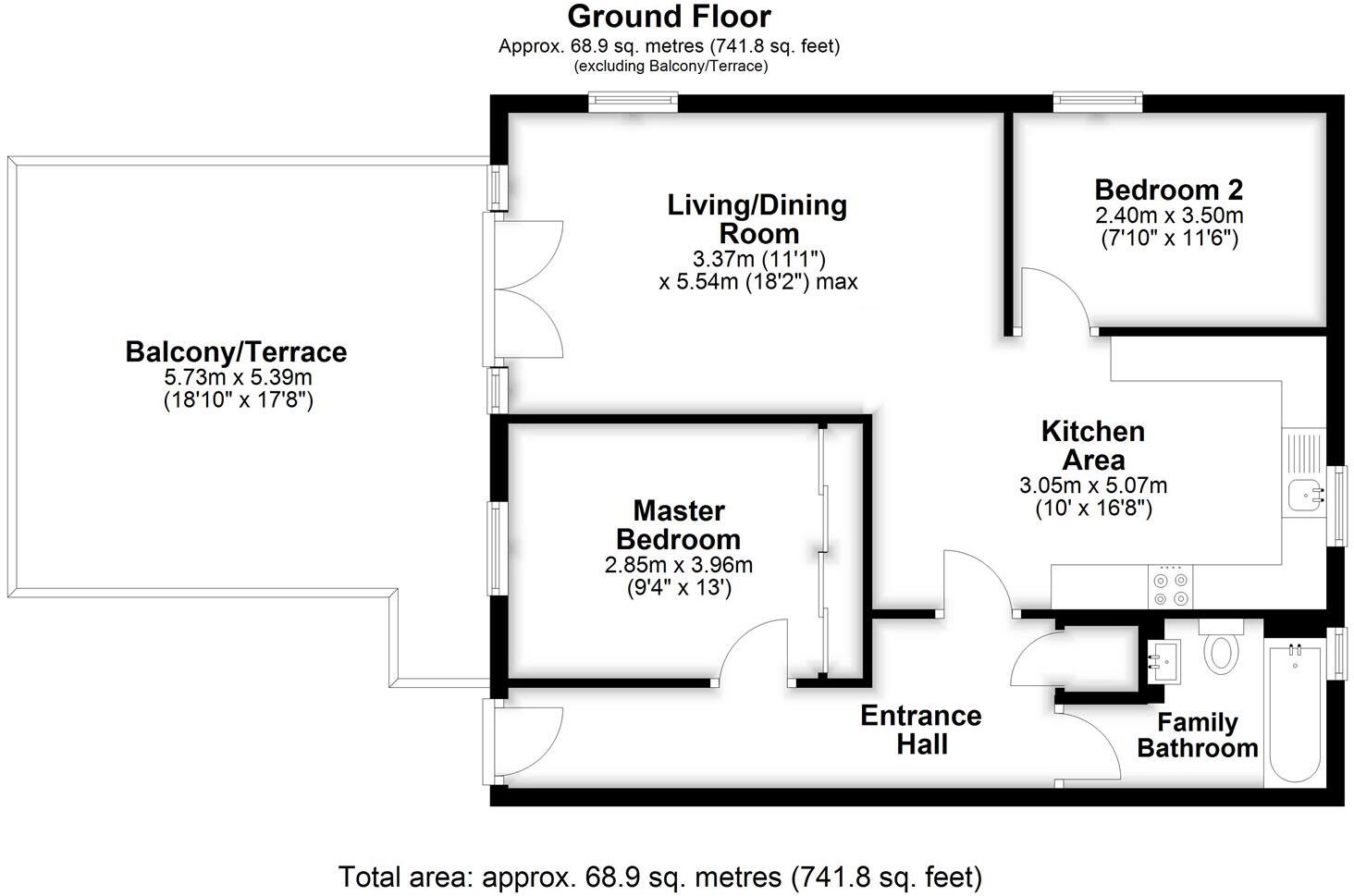 Albright Court, Newfoundland Way, Portishead floorplan