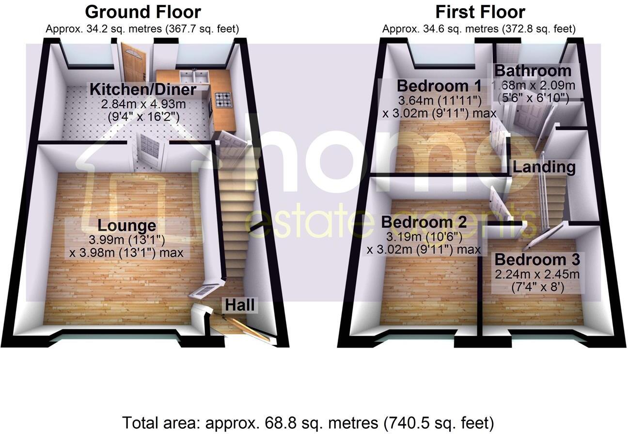 Kinder Street, Stalybridge floorplan