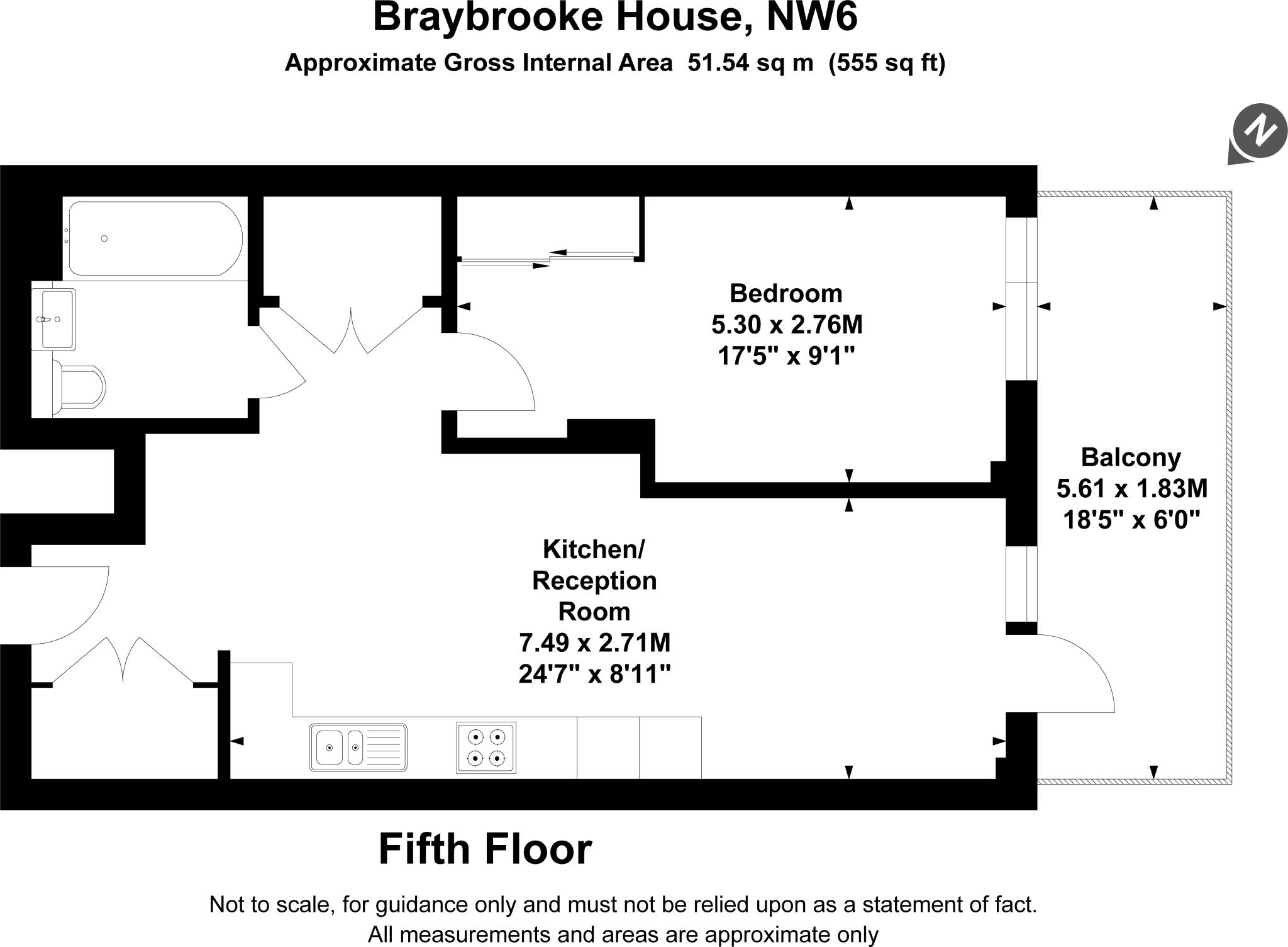 Denmark Road London NW6 floorplan