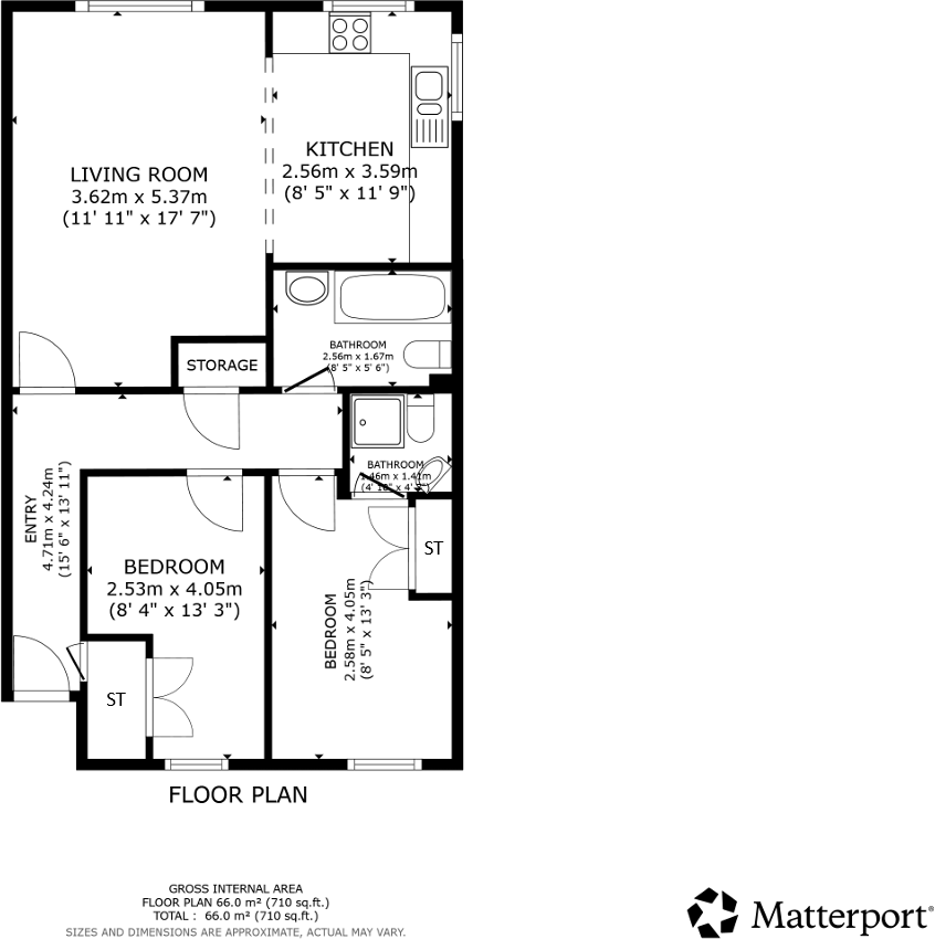 Eaglesham Road, Flat 12, East Kilbride, Glasgow, G75 floorplan