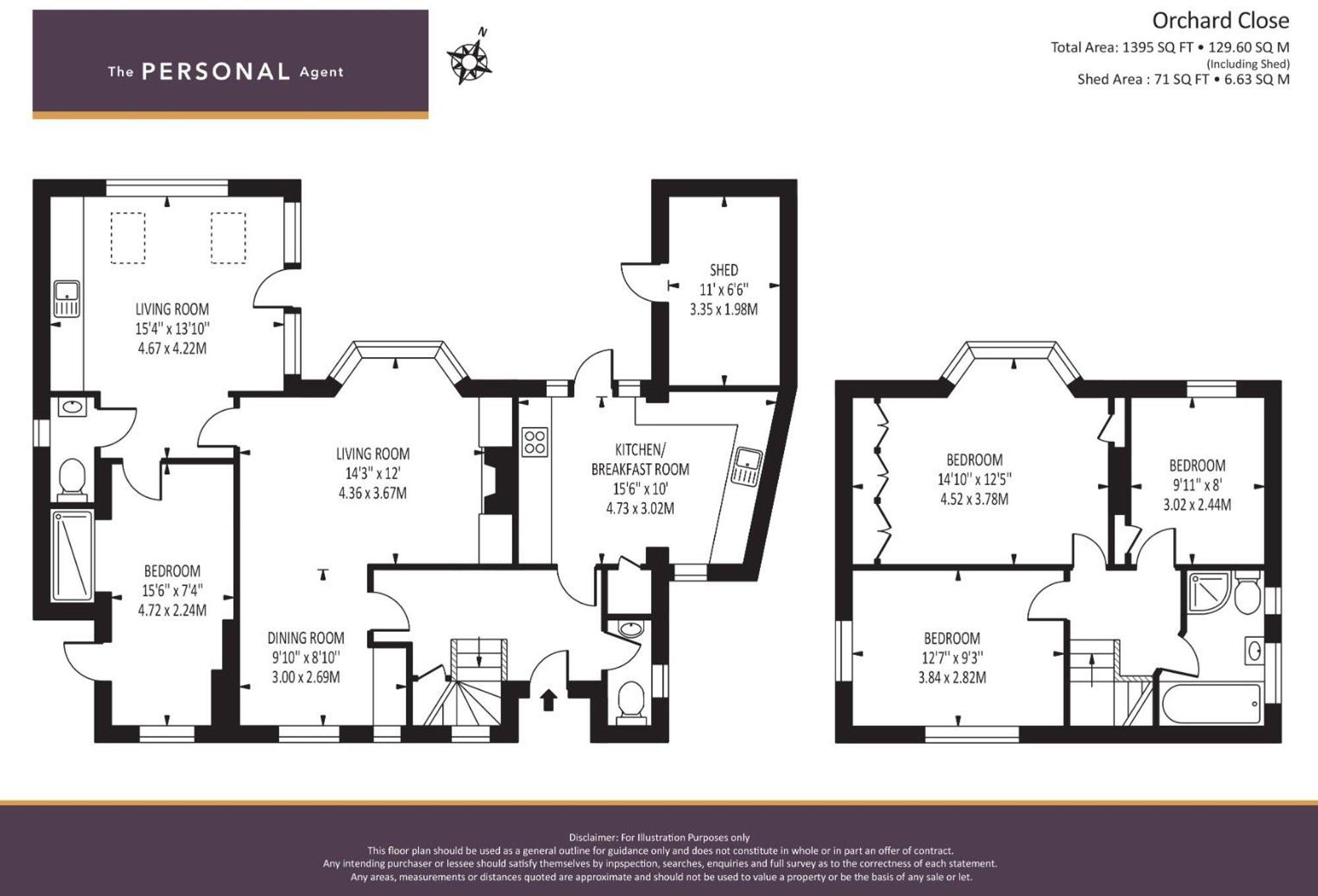 Orchard Close, Banstead, SM7 floorplan