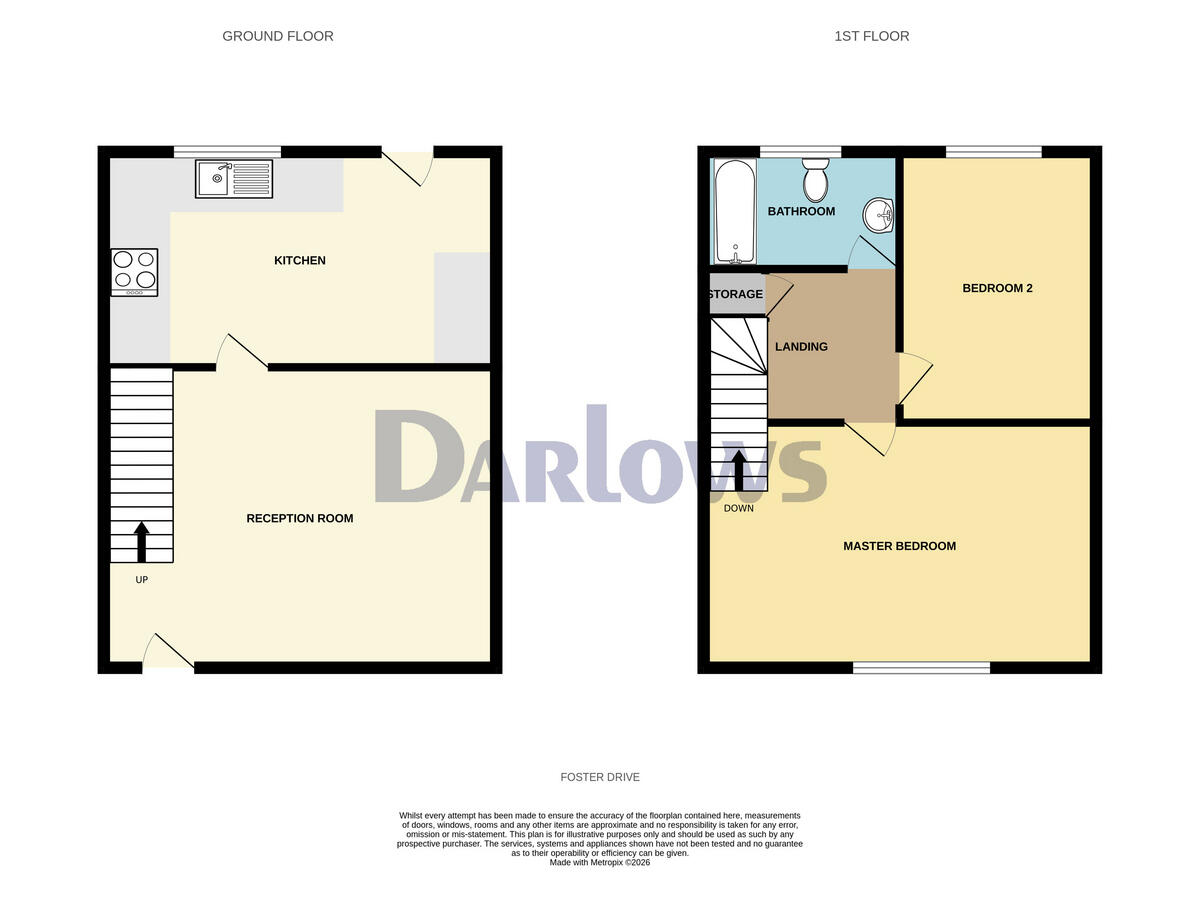 Foster Drive, Cardiff floorplan