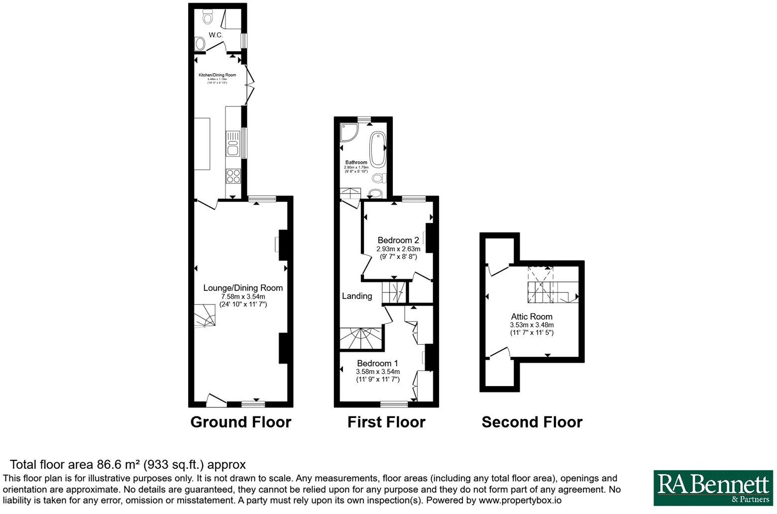 Kew Place, Cheltenham, Gloucestershire, GL53 floorplan