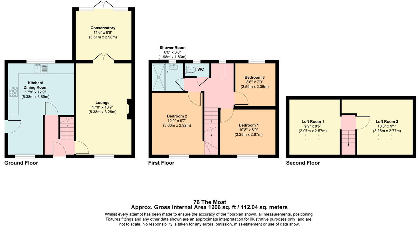 The Moat, Weston Coyney, Stoke-on-Trent floorplan