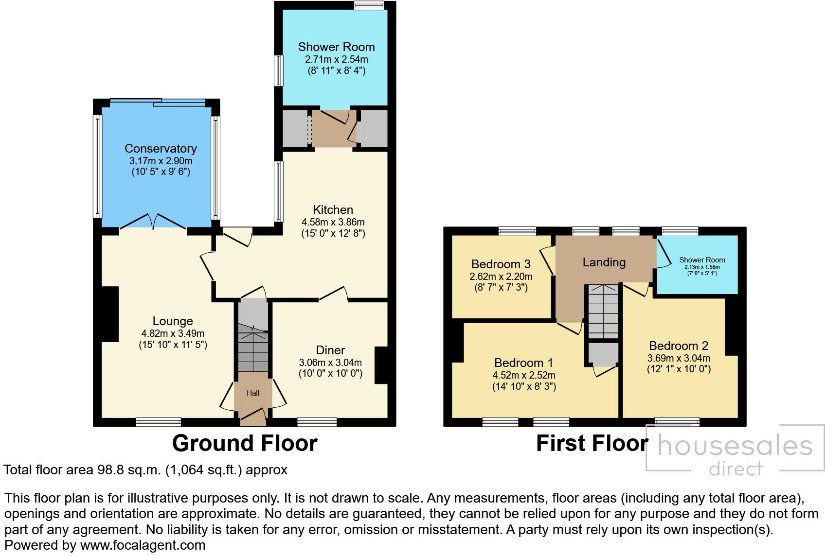 Station Street Donington, Spalding, PE11 floorplan
