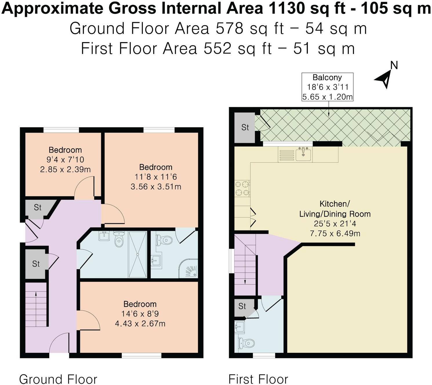 Carpalla, Foxhole, PL26 floorplan