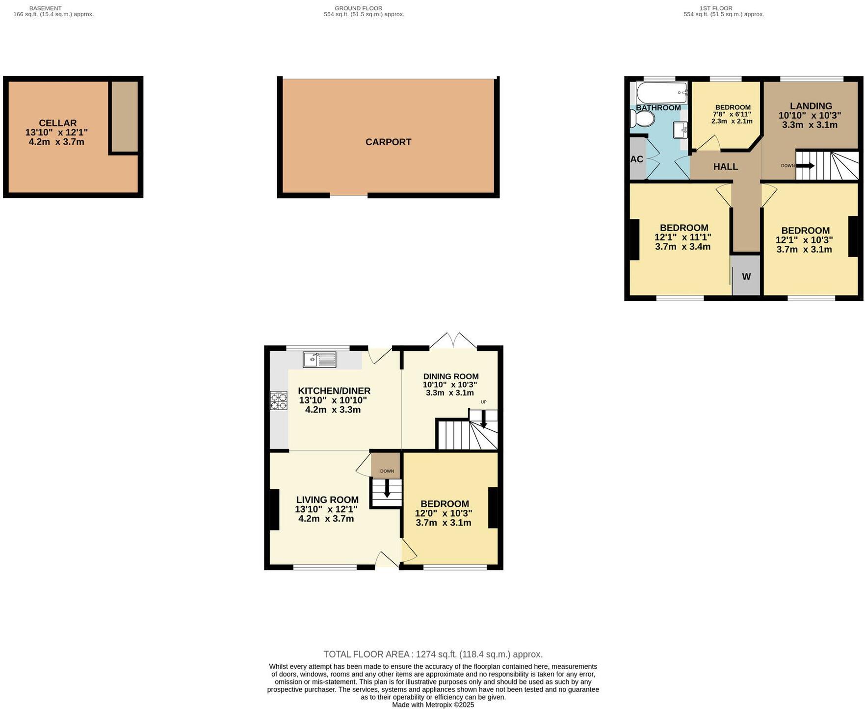 Diglis Road, Worcester, WR5 floorplan