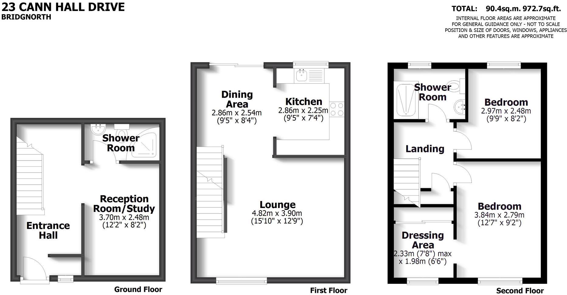 23 Cann Hall Drive, Bridgnorth floorplan