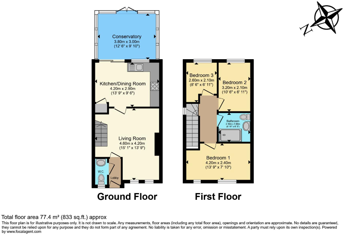 Siddow Common, Leigh, WN7 3EN floorplan