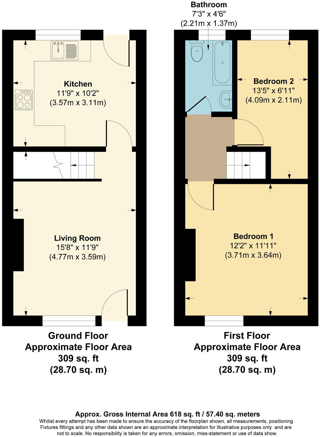 St Margarets Avenue, Burnage floorplan