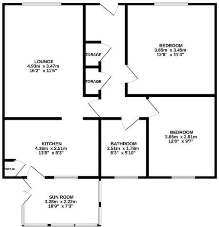 46, Woodside Avenue, Rosyth, Fife, KY11 2LA floorplan