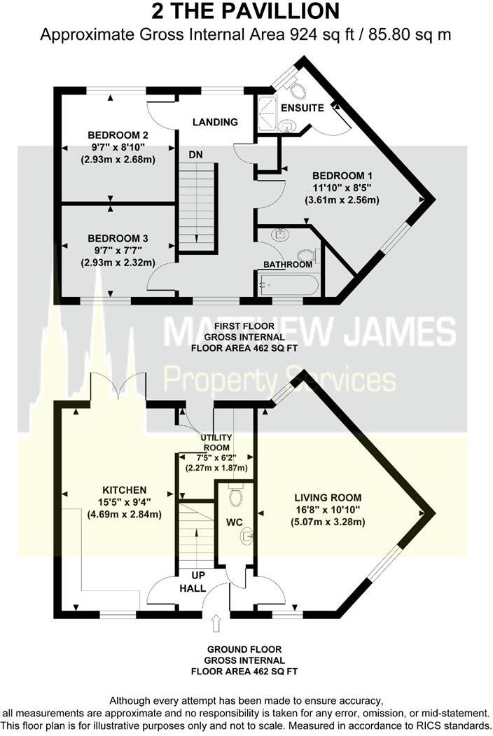 The Pavilion, Coventry * NO UPWARD CHAIN * floorplan