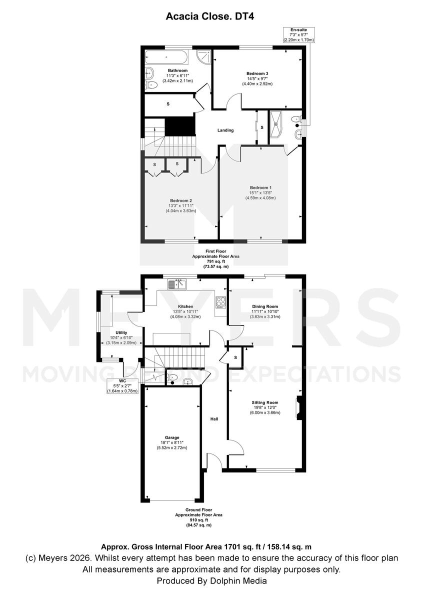 Acacia Close, Weymouth, DT4 9 floorplan