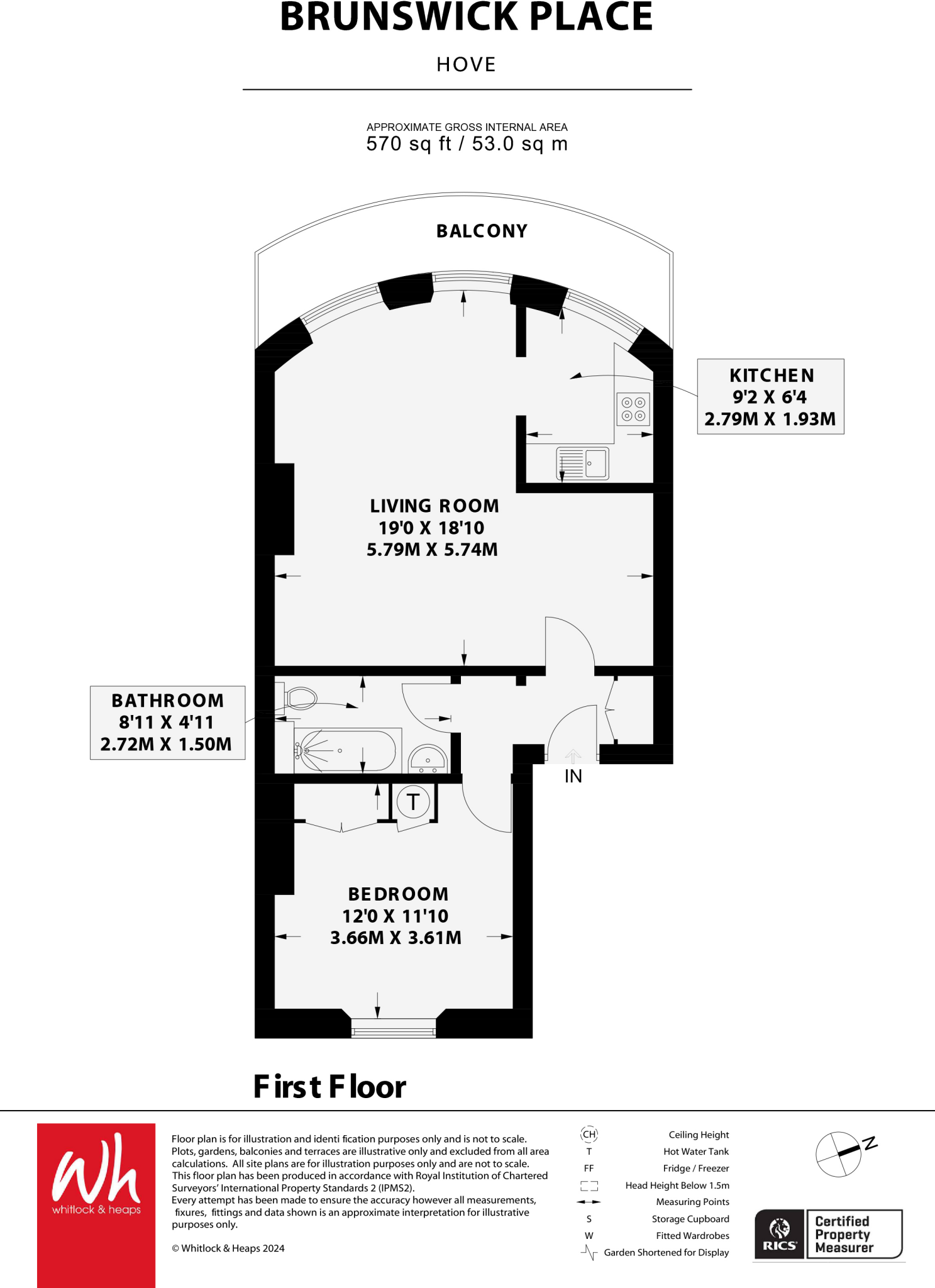 Brunswick Place, Hove floorplan