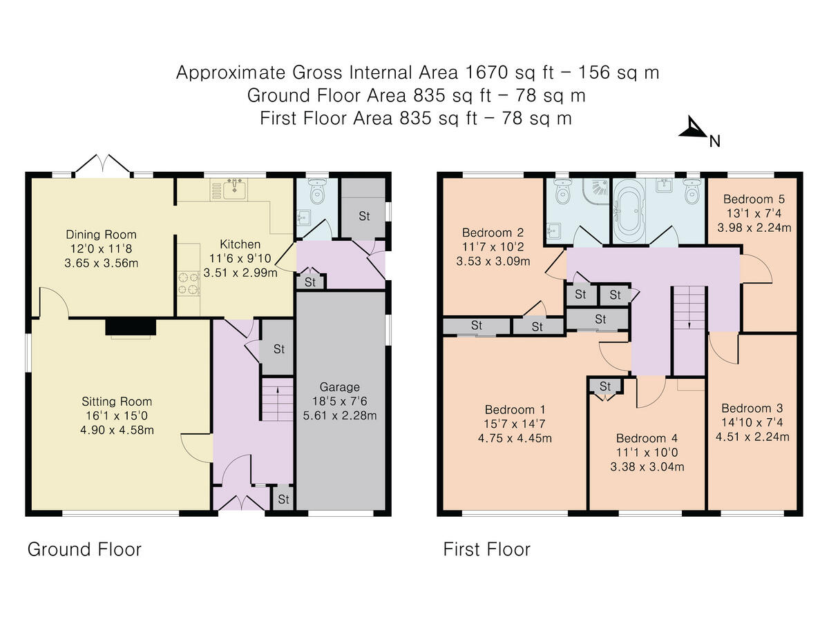 Slade Road, Didcot, OX11 floorplan