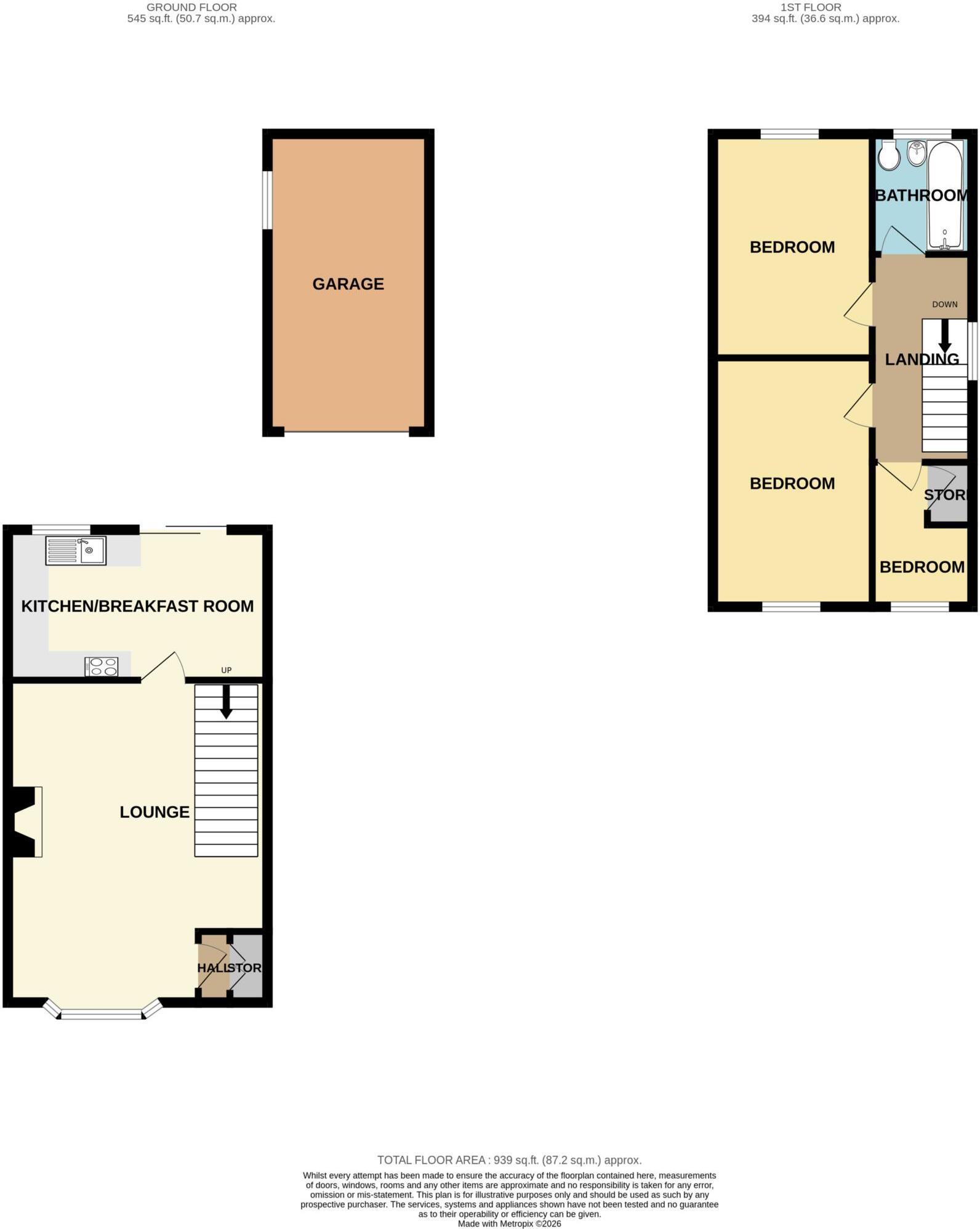 Hillary Road, Eastham floorplan