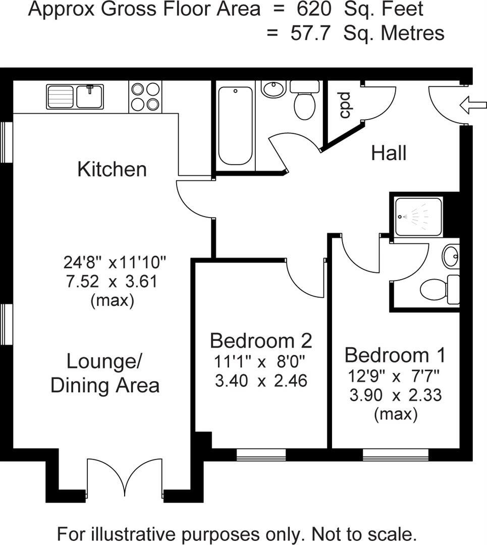 11 The Hub Caygill Terrace, Halifax floorplan