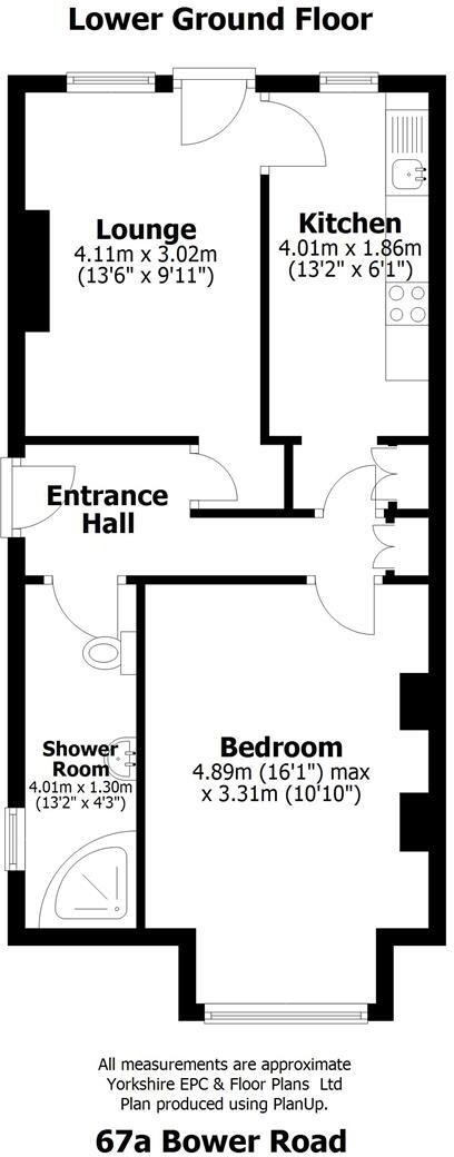 67a Bower Road, Crookesmoor, Sheffield floorplan
