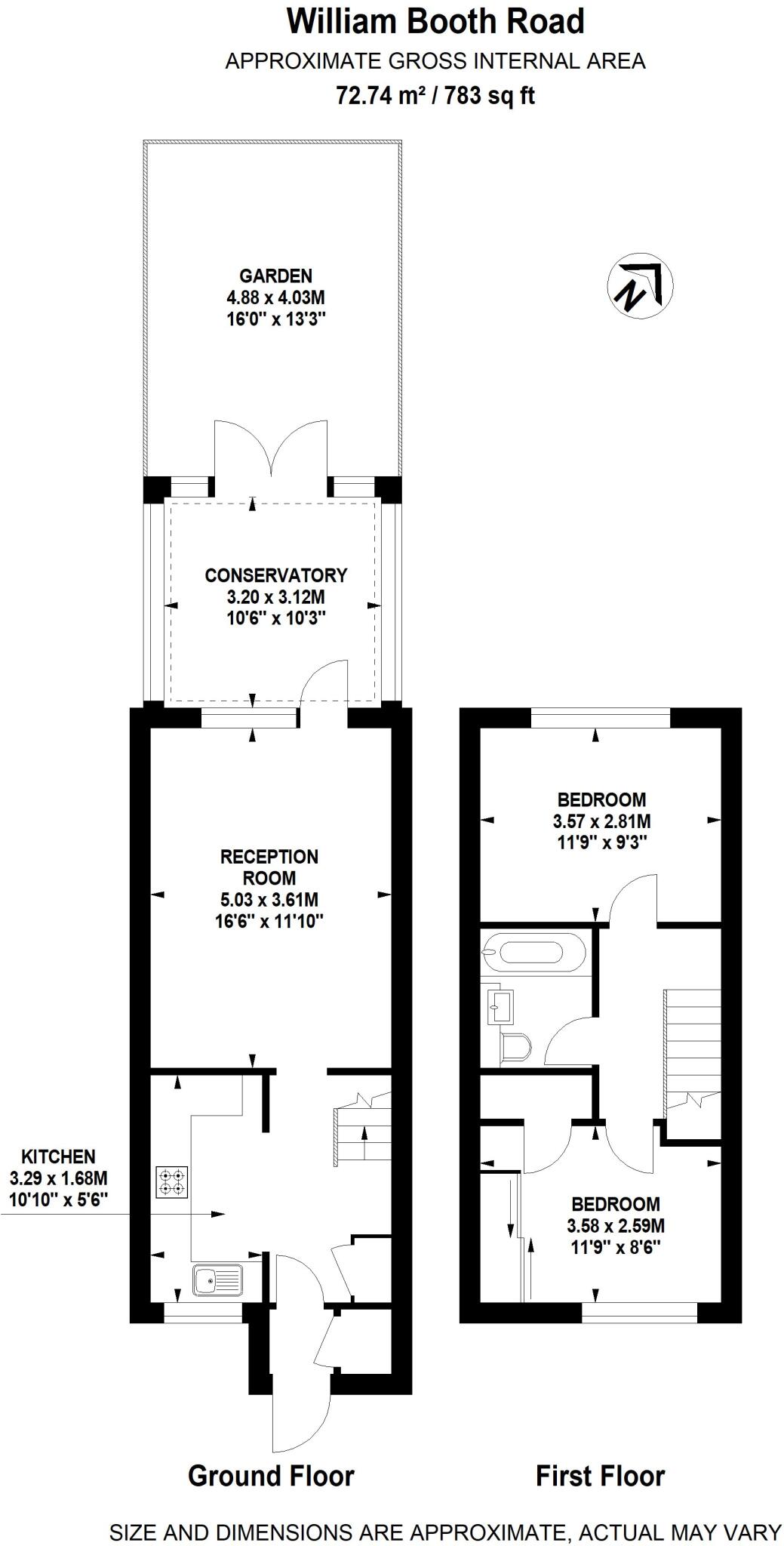 William Booth Road , Anerely  floorplan