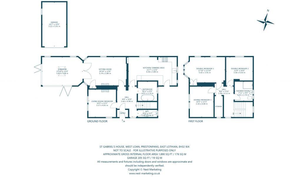 St Gabriel's House, West Loan, Prestonpans, East Lothian, EH32 9JX floorplan