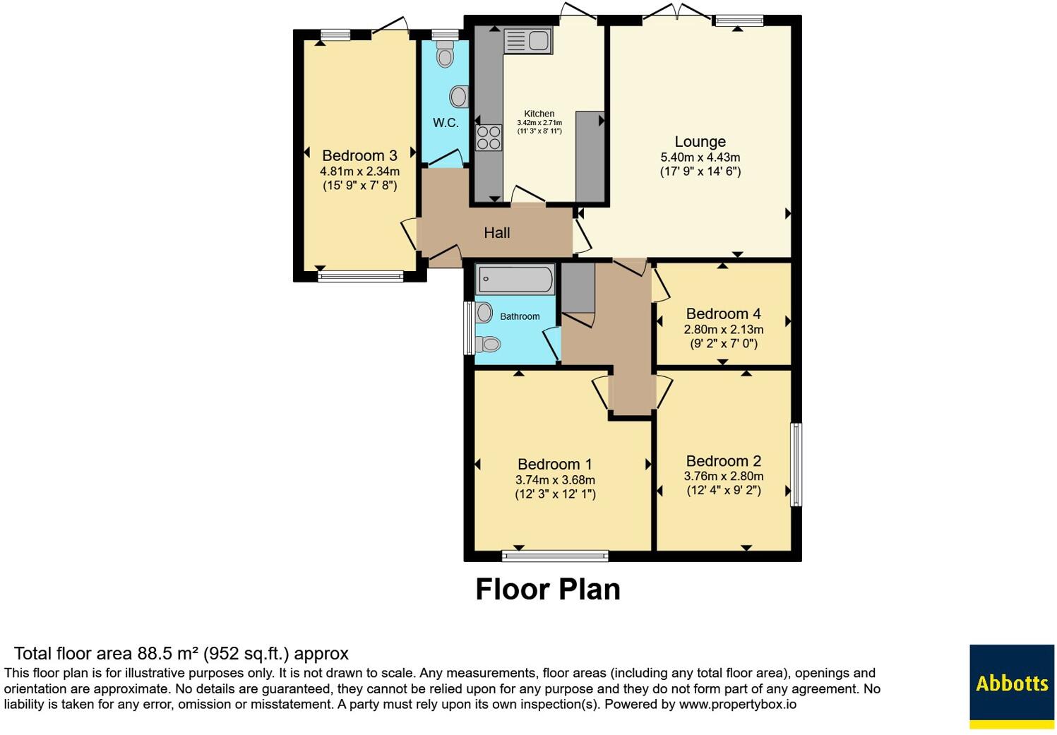 40, Wenman Court, Norfolk floorplan