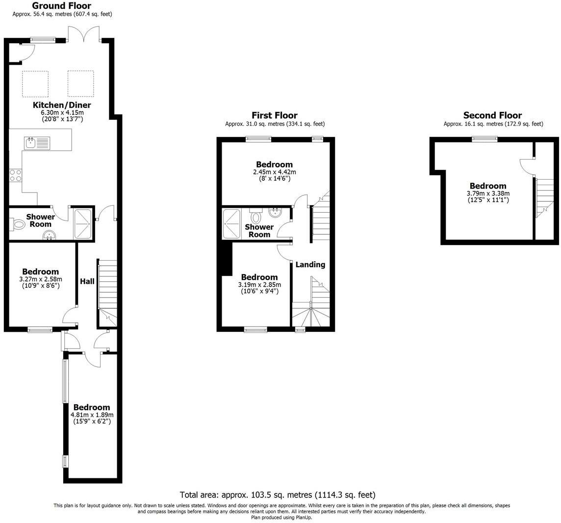 27/28 - Nelson Street - Student House floorplan