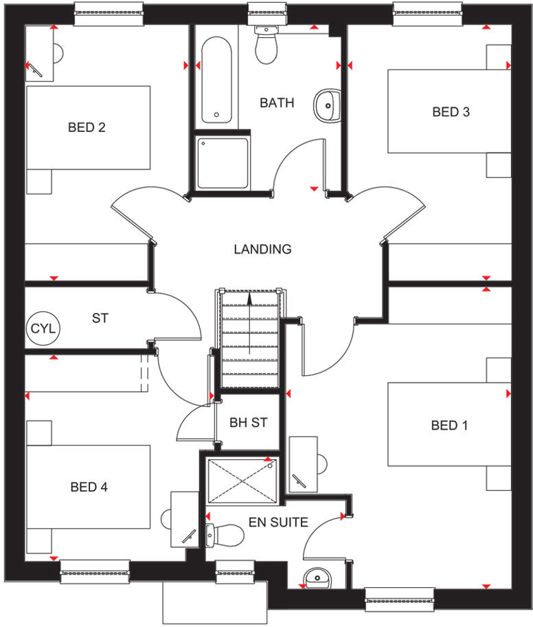 Scott Glynn Walk, 
Tranent, 
East Lothian, 
EH33 2FE floorplan
