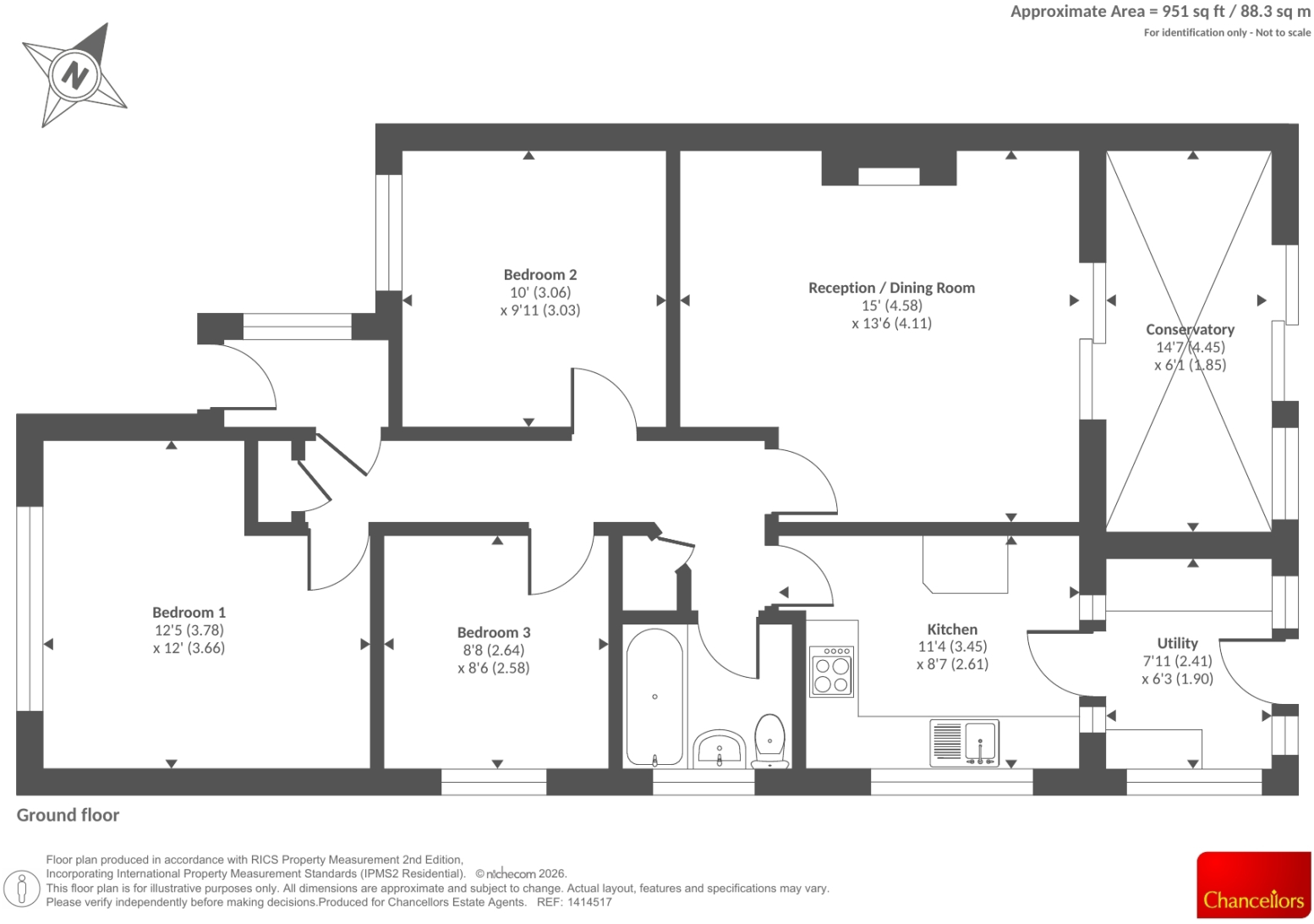 Elm Grove, Bisley, Woking floorplan