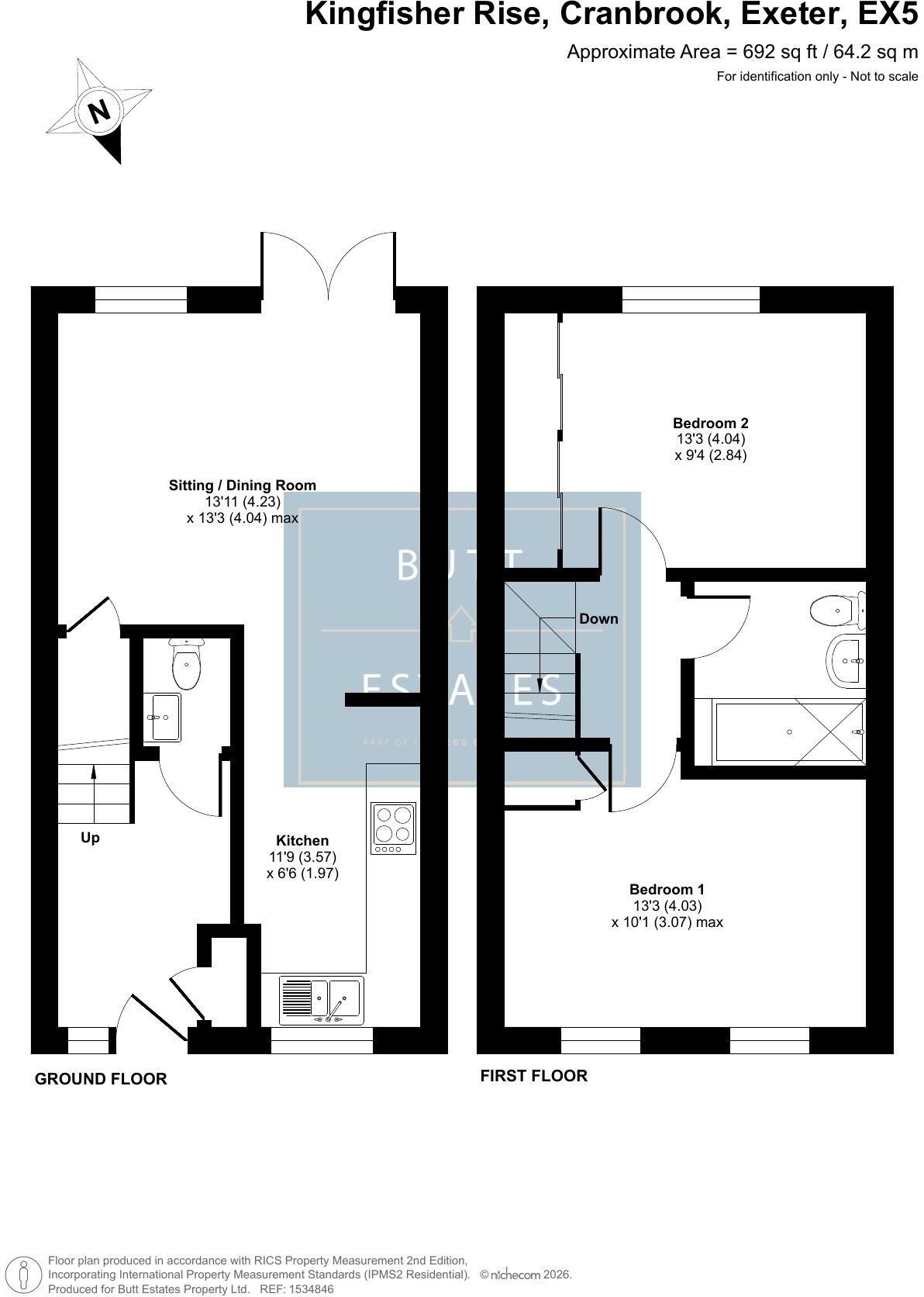 Kingfisher Rise, Exeter floorplan