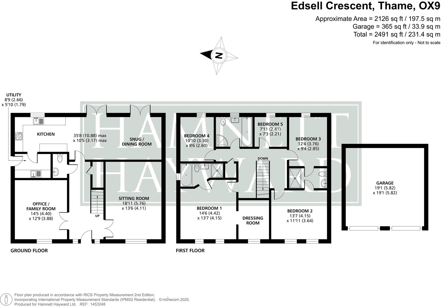 Edsell Crescent, Thame floorplan
