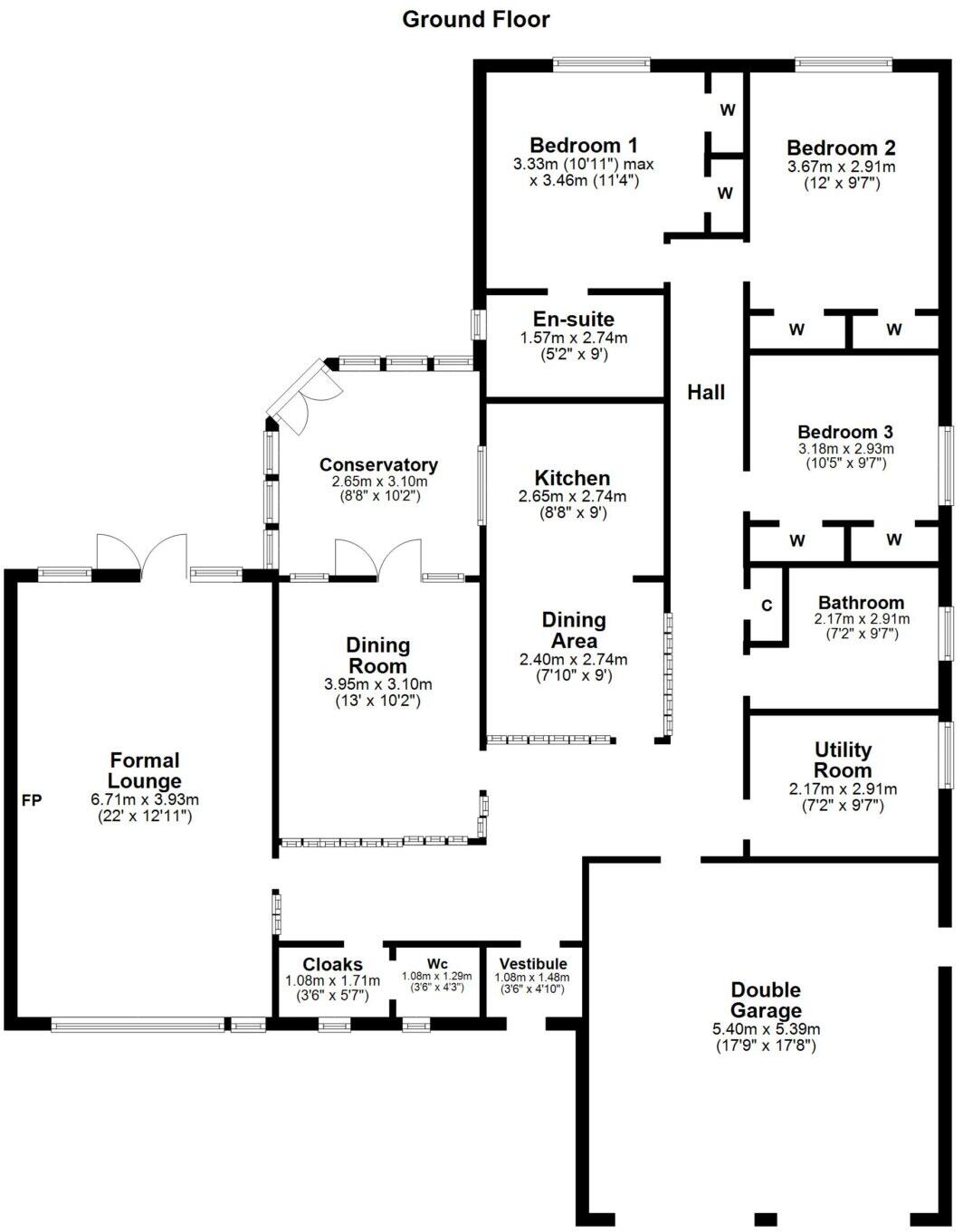 34 Glenalla Crescent, Doonfoot, KA7 4DA floorplan