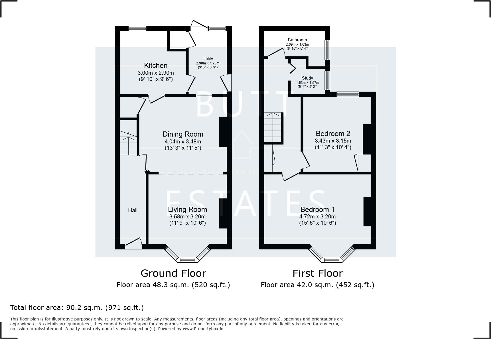 Haldon View Terrace, Exeter floorplan